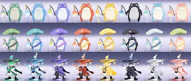 宠物染色展示画面