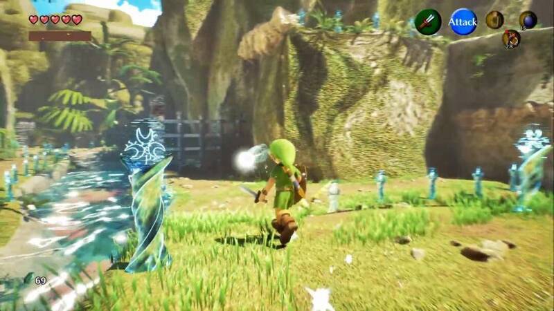 《塞尔达：时之笛》重制版游戏画面截图4