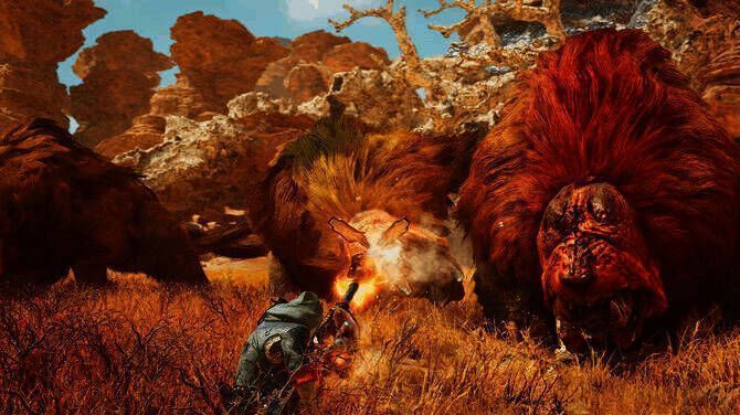《怪物猎人：荒野》相关游戏画面