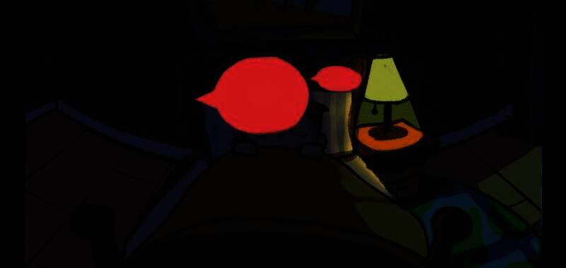 小男孩剪掉全家福里自己的画面