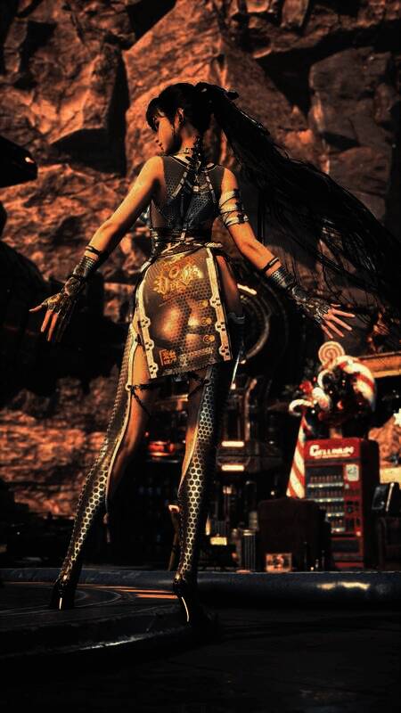 《星刃》照相模式中的美女图