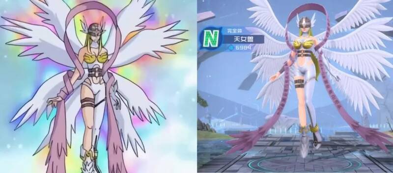 游戏中数码宝贝写实画风画面1