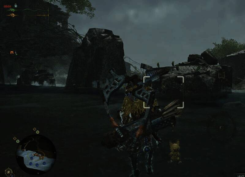 《怪物猎人：荒野》中与端丽翼鸟相关的画面