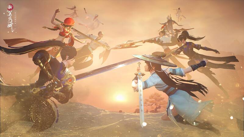 《新笑傲江湖》手游赛事竞技场景图