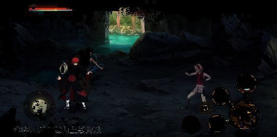 操纵三代目风影傀儡释放奥义动图