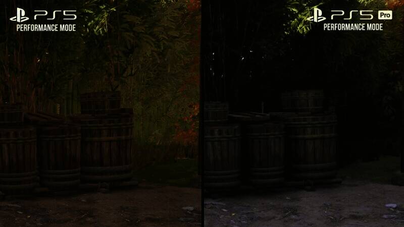 PS5性能模式与PS5 Pro性能模式画面对比1
