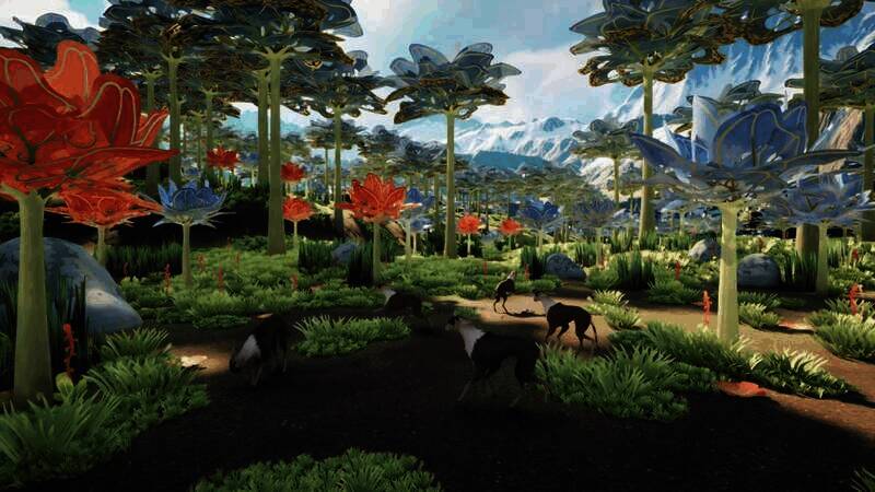 多样化生物群系场景