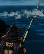 怪物猎人荒野钓鱼场景图