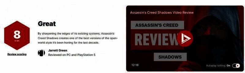 《刺客信条:影》游戏画面