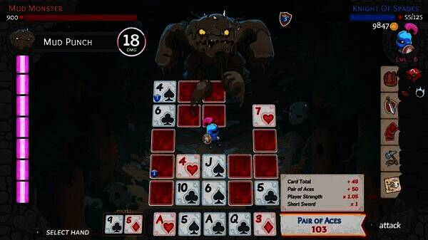 游戏桌牌战斗画面