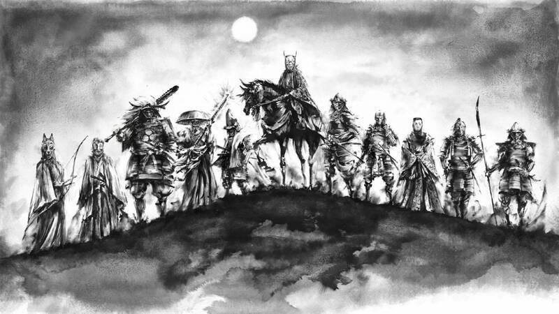 《刺客信条：影》水墨风新海报