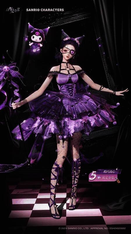 《以闪亮之名》酷洛米联动时装酷巧流心细节展示