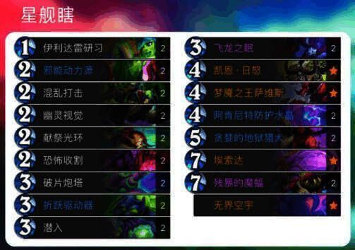 星舰瞎卡组图片