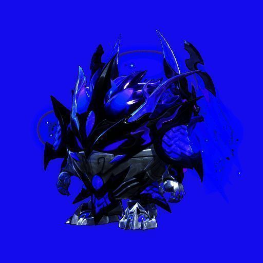 《蛋仔派对》龙魂战神黑紫火焰场景图