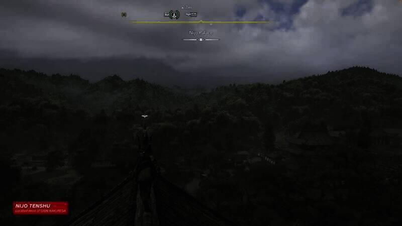 《刺客信条：影》中Nijo Tenshu场景图1