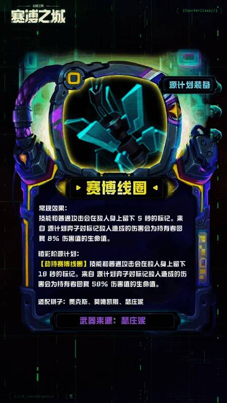 赛博线图武器效果展示图片