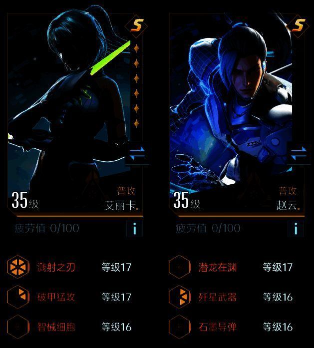 艾丽卡与赵云配队展示