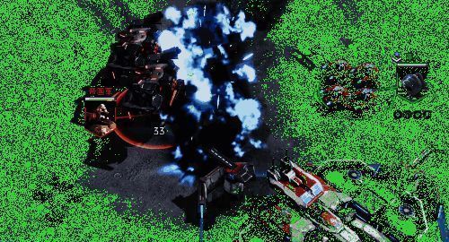 火山战车轰炸形态攻击动图