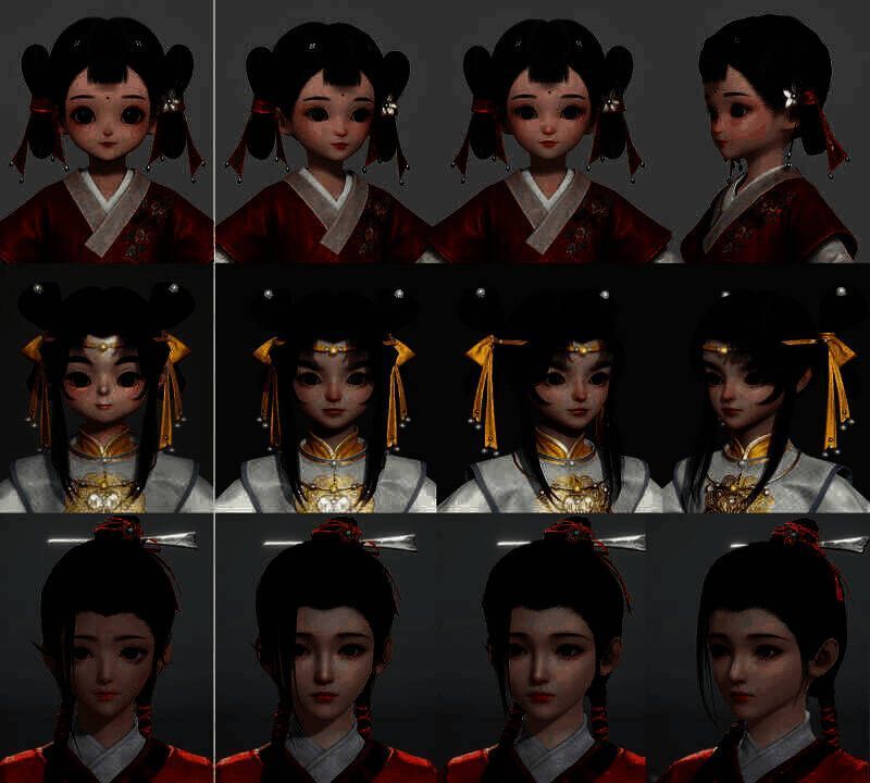 《射雕》角色脸模升级展示