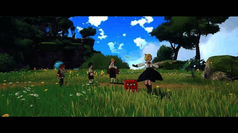 《二之国:交错世界》玩家社交场景1