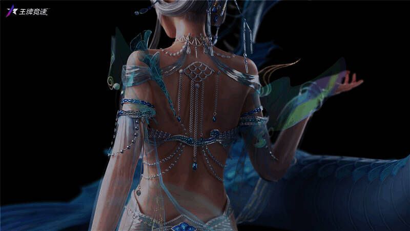 龙女时装动态展示画面