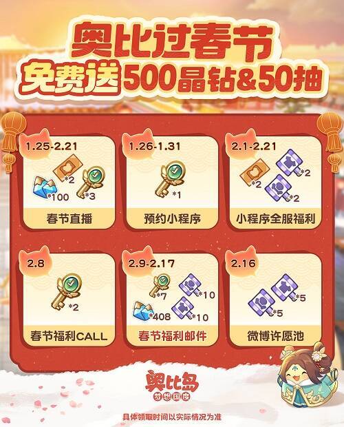 奥比岛新春福利展示图1