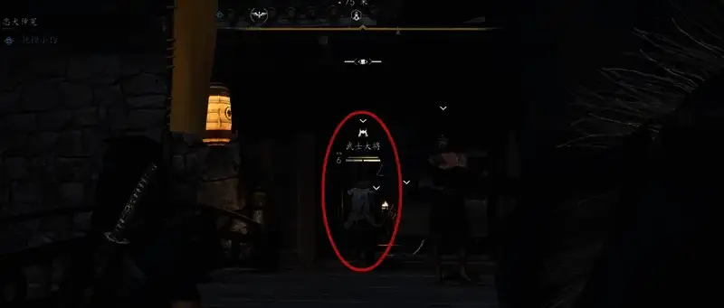 刺客信条影交野城刺杀武士大将场景图