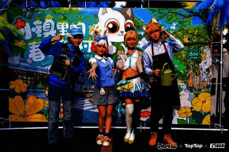 活动现场的特色店铺与物件