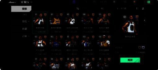 美职篮全明星球员画面