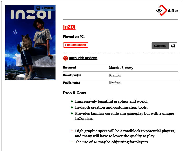 《inZOI(云族裔)》相关配图3