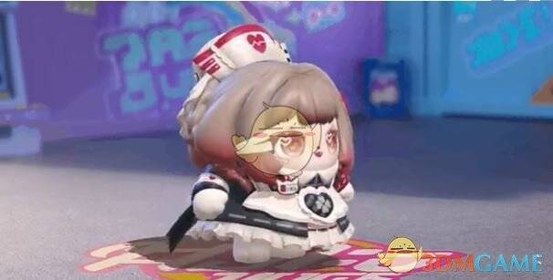 《蛋仔派对》白衣天使兰达暗色系染色效果