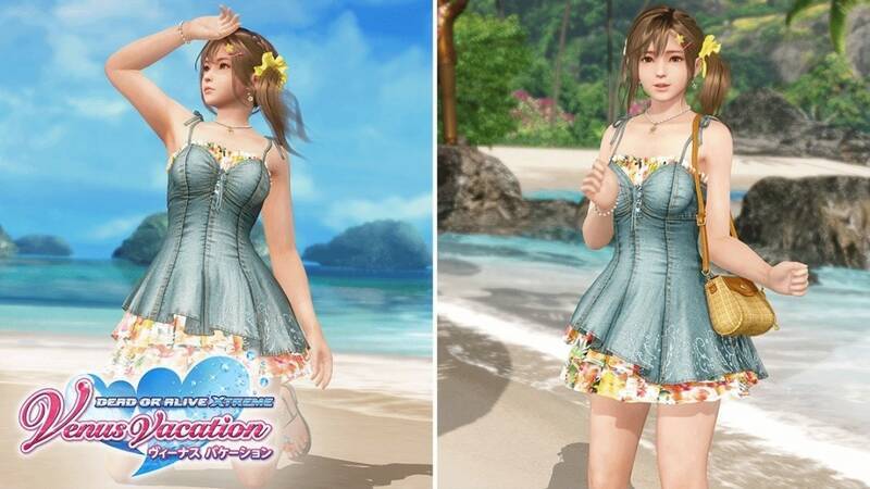 《死或生：女神璀璨假期》联动特典海咲泳装另一图片