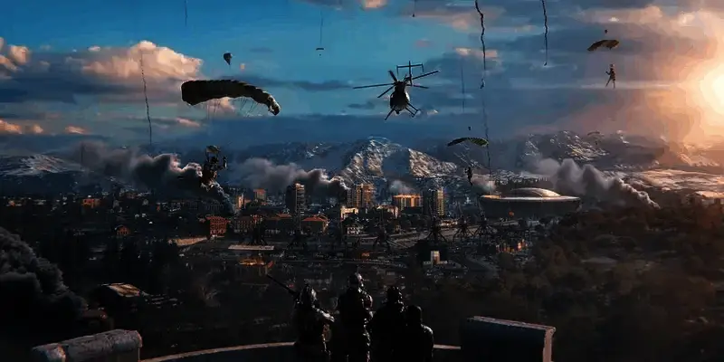 《使命召唤：战区》Verdansk地图画面