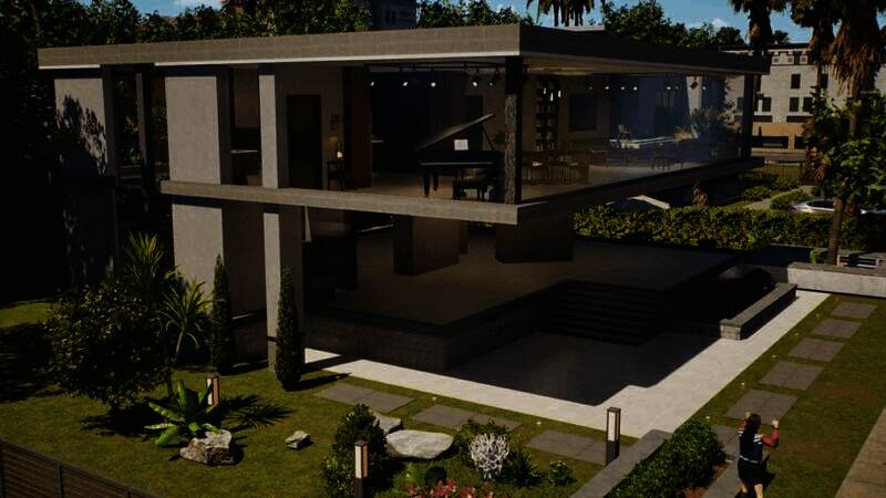 inZOI野兽派现代住宅使用教程图1