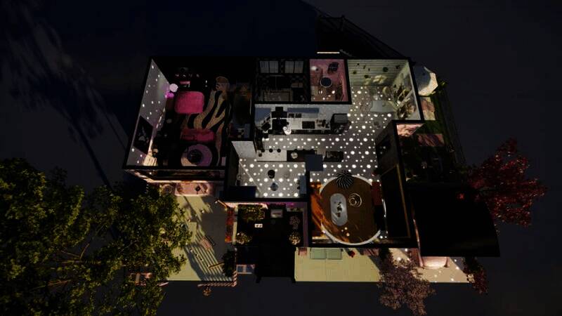 inZOI黑粉糖果风别墅使用教程图7