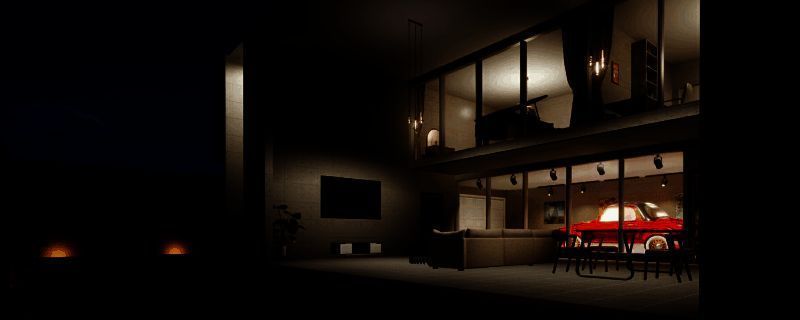 inZOI现代开放式别墅外观图