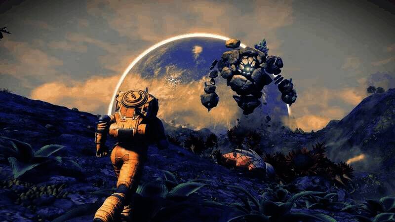 玩家在《无人深空》中打造的外星生物展览馆