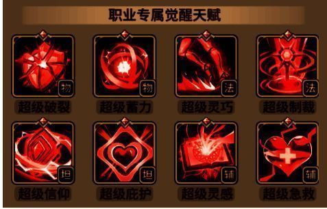 专属觉醒职业技能图片