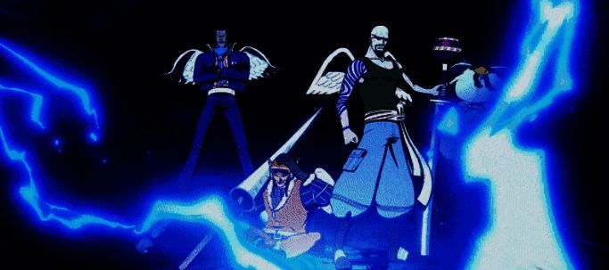 空岛四神官战斗场景图片