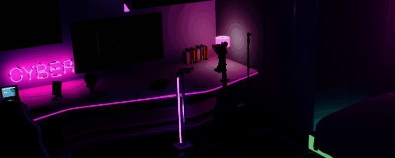 赛博朋克风格房产外观图