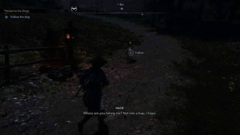 《刺客信条：影》中招募猫的画面