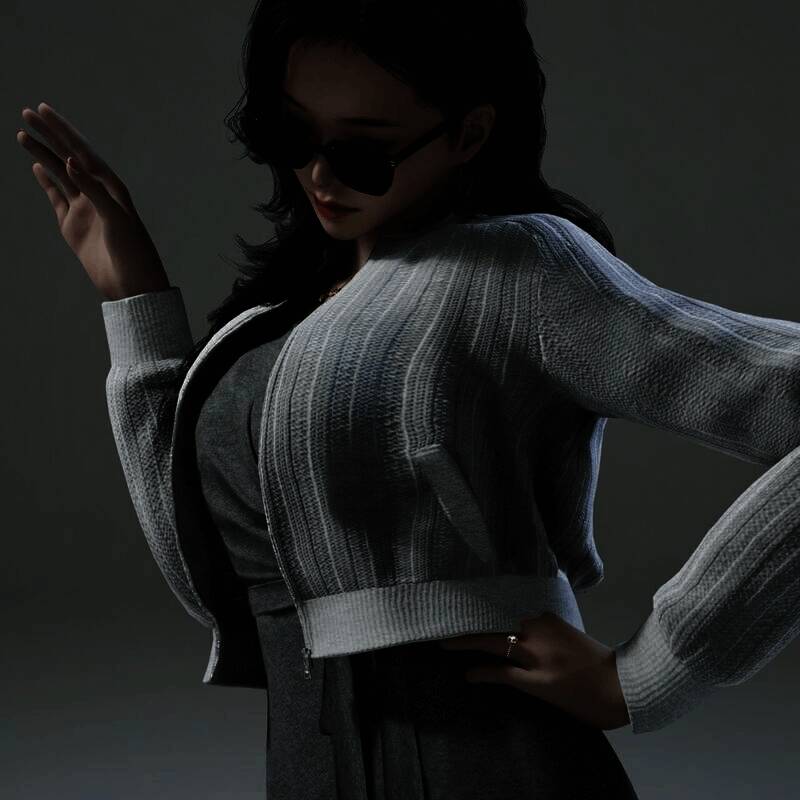 《inZOI》针织衫包臀裙使用教程图2