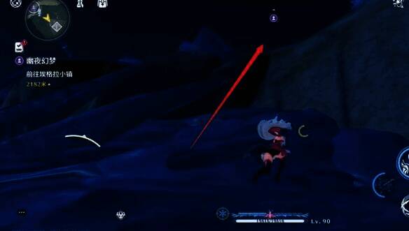 右边的山及攀爬画面