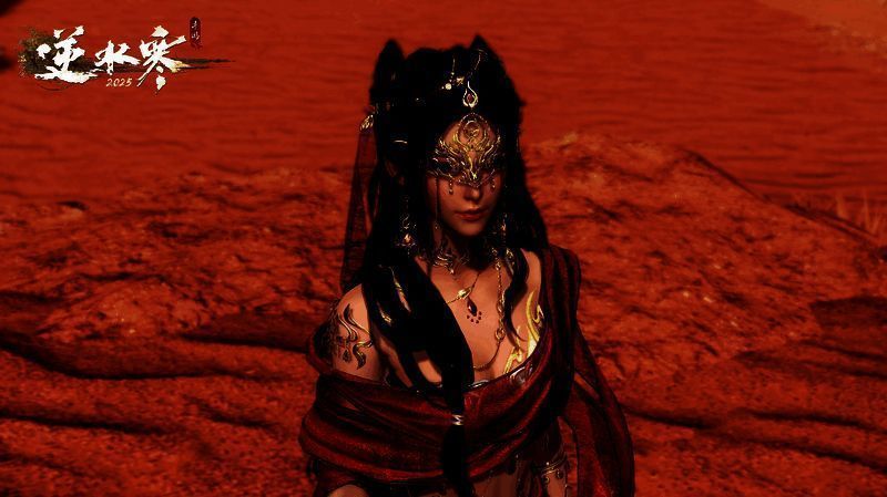 纹金灵焰面饰展示