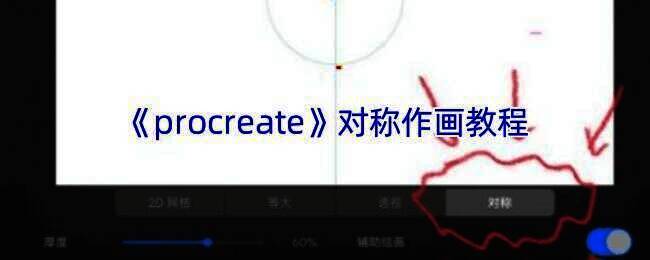 Procreate对称绘图示例图