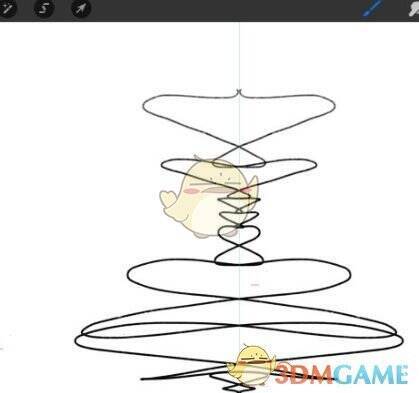 Procreate对称绘图效果图