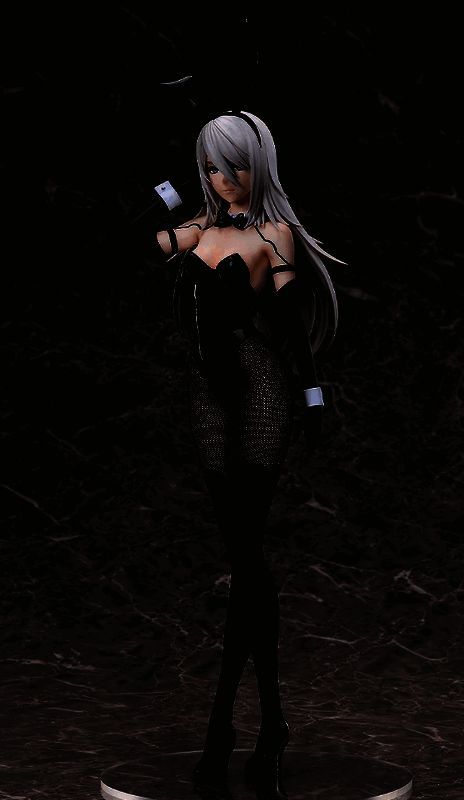 《尼尔:机械纪元》A2兔女郎手办细节图1