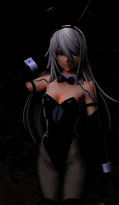 《尼尔:机械纪元》A2兔女郎手办细节图3