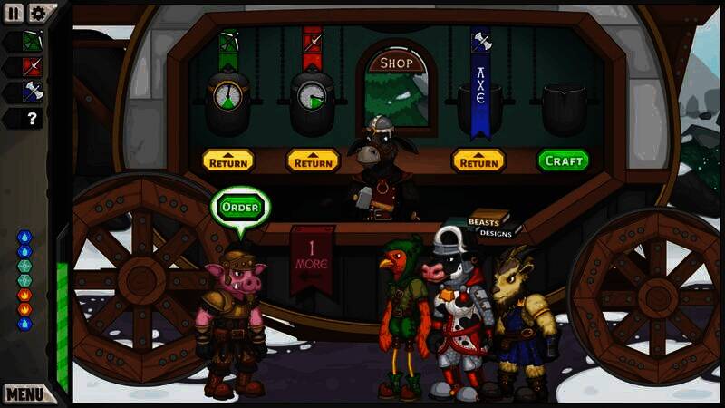 《杰克驴铁匠:武器与战士》游戏截图1