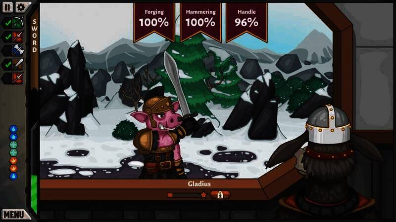 《杰克驴铁匠:武器与战士》游戏截图3